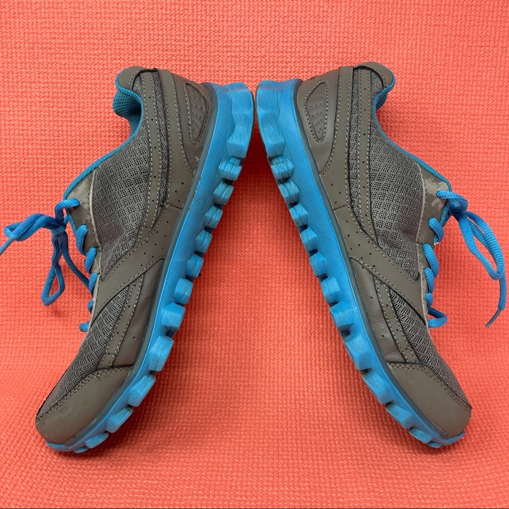 LA Gear Sneakers Womens Size 10 Athletic Tennis Shoes Blue Gray Walking Casual - Picture 5 of 11